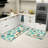Summer Seashell Pattern 2 Pack Kitchen Rugs, Kitchen Beach House, Beige