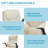 Home Computer Gaming Chair, Ergonomic High Back Heavy Duty Task Desk Office Chairs With Wheels, Flip-Up Arms, Adjustable Height-1814893687