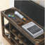 Un banc de rangement à chaussures réglable en hauteur en bois d'hévéa naturel comprend un siège confortable, un espace de rangement dissimulé et de grands compartiments de rangement-1776666158