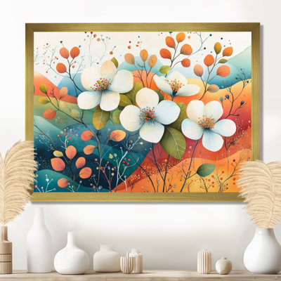 Désert, fleur de pommier, art mural
