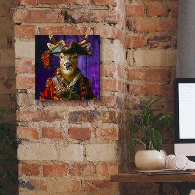 «Captain Antler» par Sean Parnell, art mural sur toile