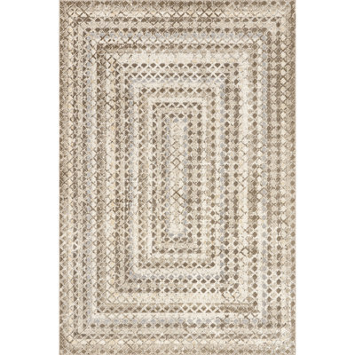 Carley SpinClean Machine Washable Geometric Area Rug