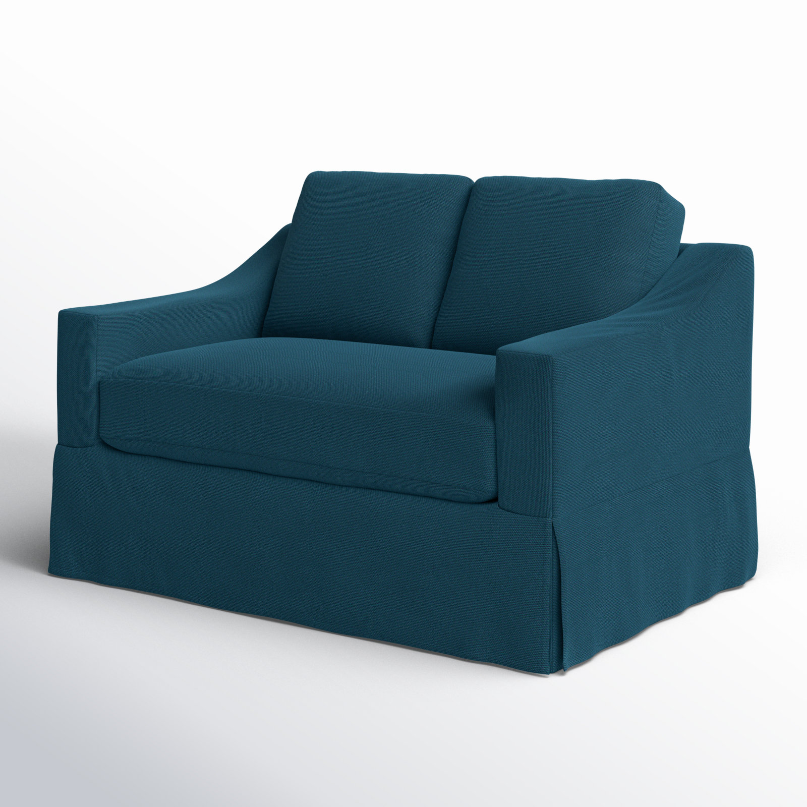Cranbrook 55.5'' Upholstered Loveseat, Bayou Midnight Canvas