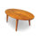 Sage Oval Coffee Table With Wood Legs