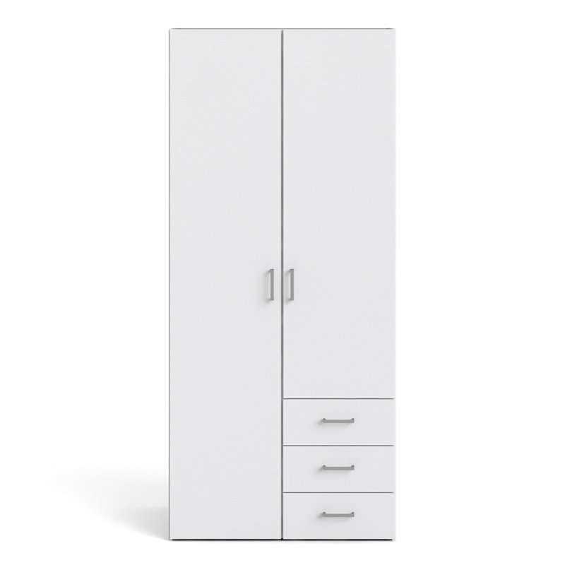 Orval 2 Door Manufactured Wood Wardrobe