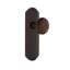 Deco Plate with Brown Porcelain Door Knob-1379620503