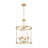 Ain 4 Light Chandelier in Rubbed Brass-242621951