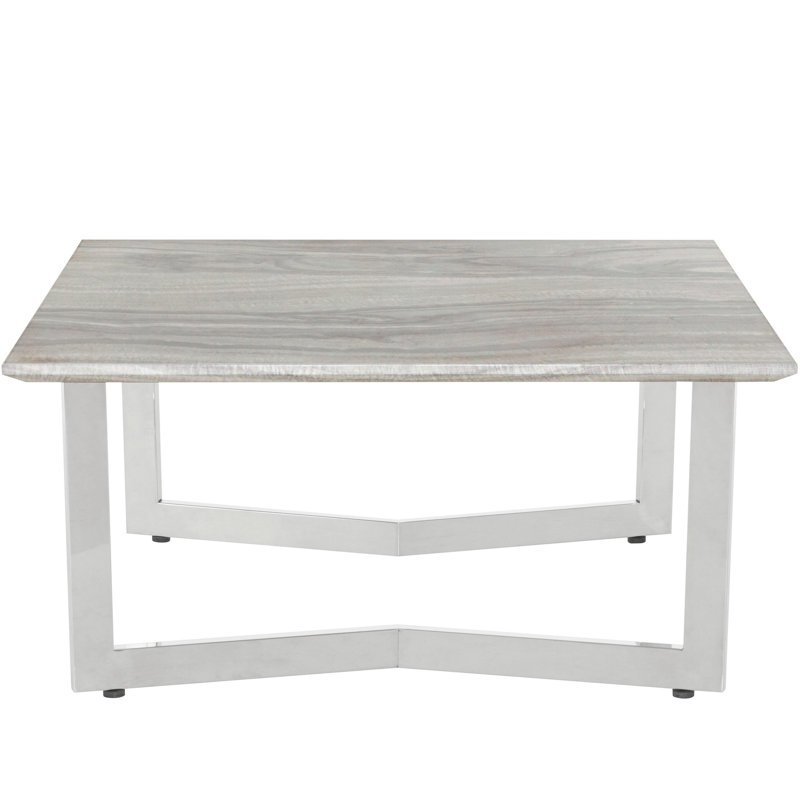 Hatmaker Sled Coffee Table, 42cm H x 90cm L x 90cm W