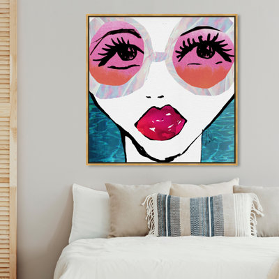 «Fashion and Glam Ready For The Water Portraits» - impression d'art graphique