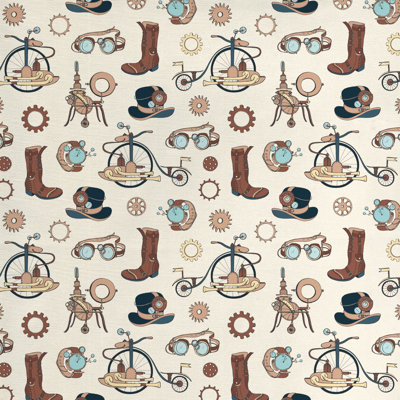 Tissu steampunk