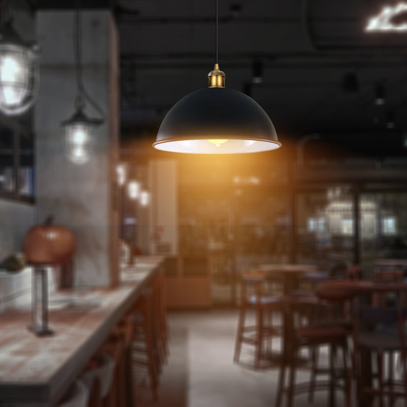 Kyjaun 1 - Light Single Pendant, Black, No