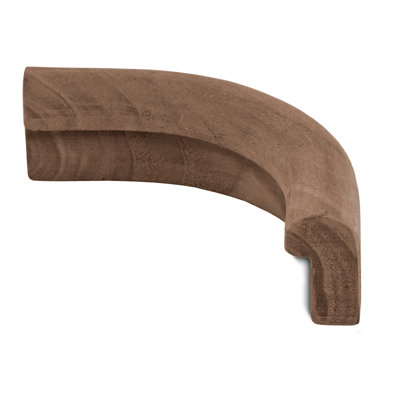 2'' W x 60'' L Stair Nose in Natural Teak Finish;brown