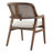 Ansel Mid-Century Modern Rubberwood Dining Chairs with Cane Back and Upholstered Seat-123627868-123627870