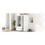 Garde-robe 2 tiroirs 3 portes blanc