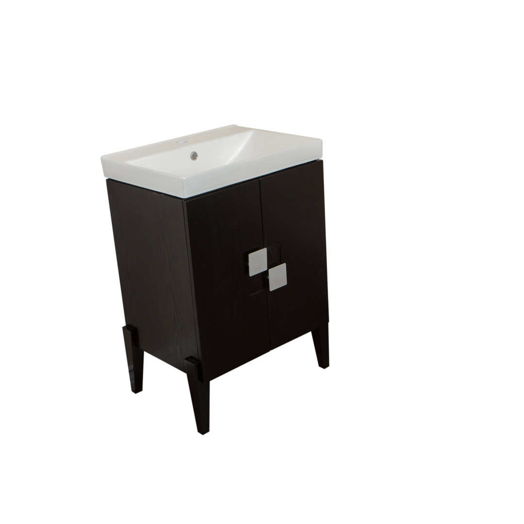 Farnsworth 25'' Single Bathroom Vanity with Ceramic Top Bellaterra Home