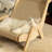 Sisal Scratching Cat Lounge Chair with Wooden Frame – Comfortable and Durable Cat Scratcher-478057229