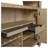 English Knotty Oak 72" Bowtie Console