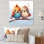 Winter Winter Bird Lovers For Nursery I - Art mural en métal oiseau