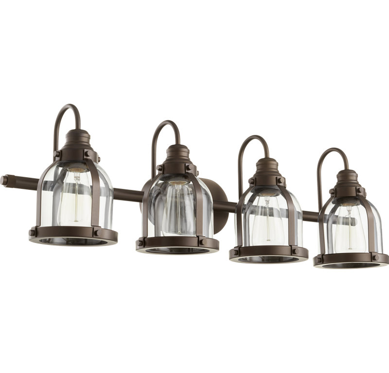 Dismuke 4 - Light Dimmable Vanity Light, Oiled Bronze