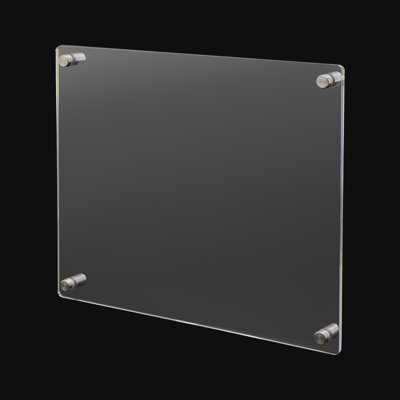 4Pcs Acrylic Wall Mounted Picture Frames