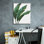 "Eper Graffiti" Emerald Banana Leaves 1 "par Janelle Penner, art mural sur toile