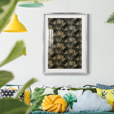 Vintage Abstract Print LV -Framed Print