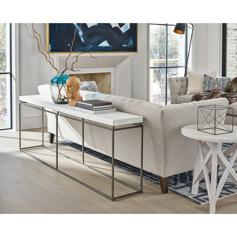 Bilbrook 80'' Solid Wood Console Table, White