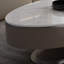 Table basse ovale de luxe italienne légère-781592968