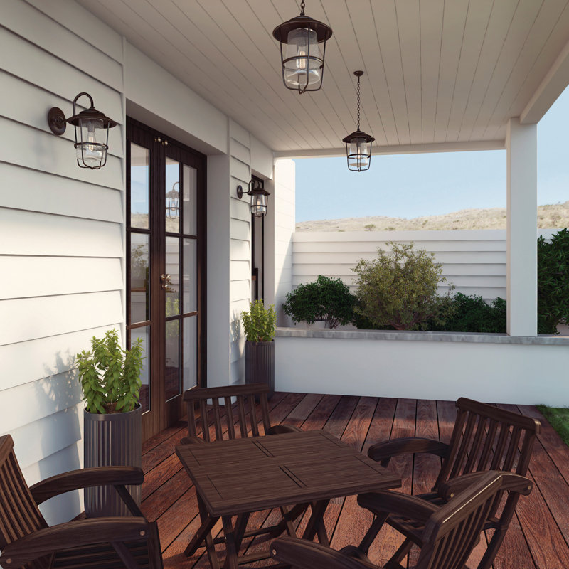 Wall Light, 11"W X 16.25"H X 12"D, Bronze