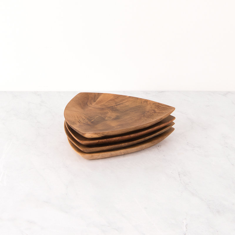 Ensemble de 4 assiettes plates Shupe