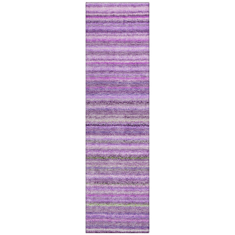 Solomiya Washable Striped Indoor / Outdoor Rug