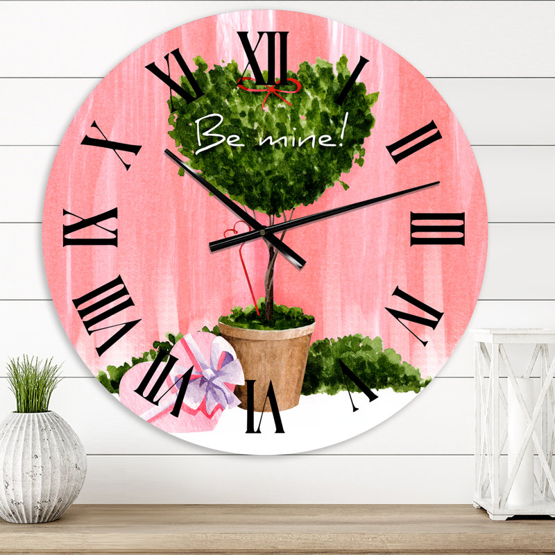 Horloge murale en forme de cœur, Extra Small
