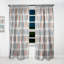 Retro Abstract Drops V - Rideau Mid-Century - Velours obscurcissant - 1 panneau-313529292-313529293
