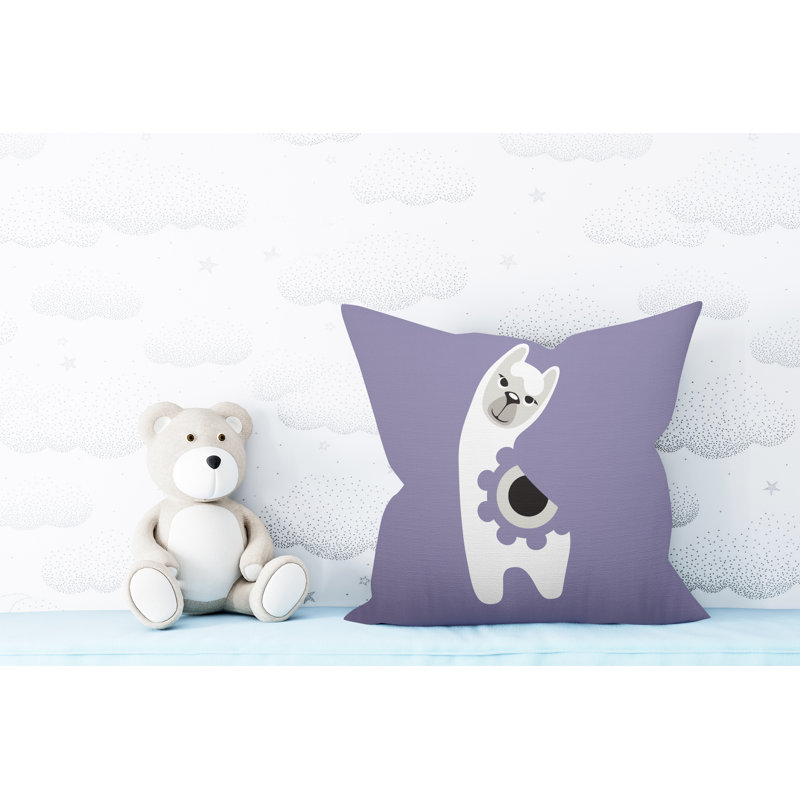 Coussin Inkie, 17 po x 17 po, Iris, Carré