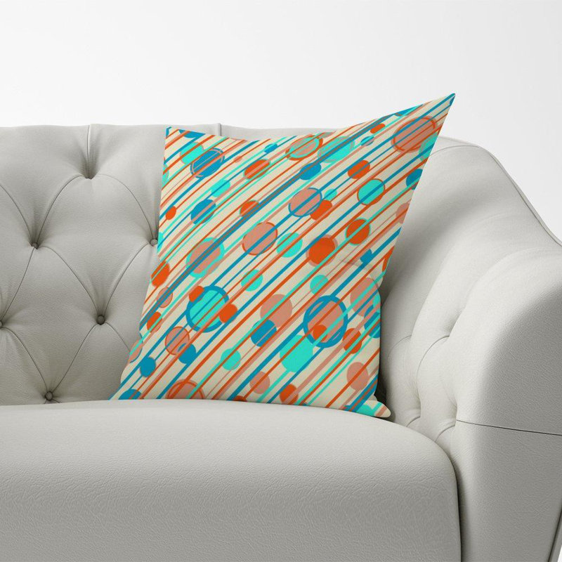Dzenan Geometric Square Cushion