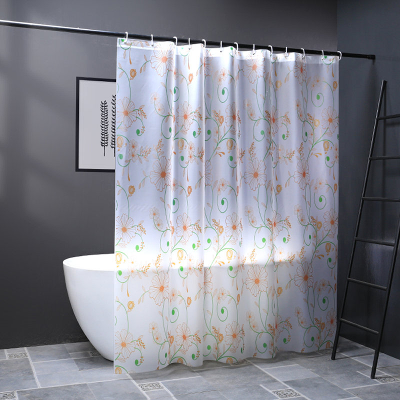 Rideau de douche imperméable PEVA, H 79 po x l 79 po