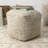 Savanna 18" W Square Hand-Woven Wool Blend Pouf Ottoman -764016981