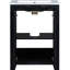 Meuble-lavabo 48 po, lavabos doubles en céramique, structure en bois massif, panneaux, finition, armoire de style rétro avec portes à bruit, et look artisanal, réduction du bruit