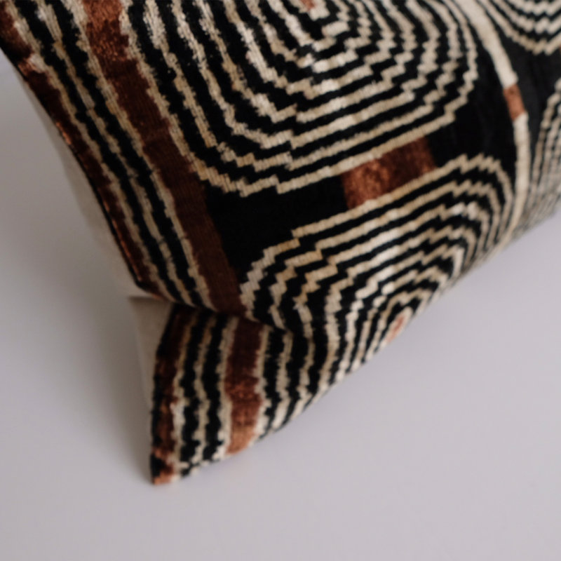 Frye Feather Throw Pillow, Geometric 1