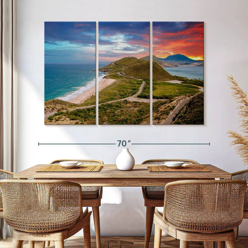 Rorry St. Kitts Landscape, 42" H x 65" W