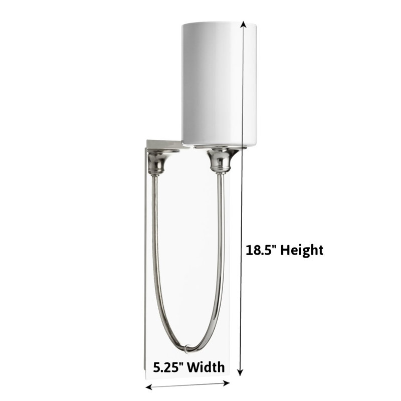 Luminaire de grange 1 lumière Brylan, Nickel poli