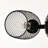 25.8''  Industrial Ceiling Fan With Remote Control ,5 Abs Blades Small Size Ceiling Fan For Living Room, Dining Room, Bedroom, Family Room, Matte Black ,6 Pcs*E26 (Does Not Include Light Bulbs)
