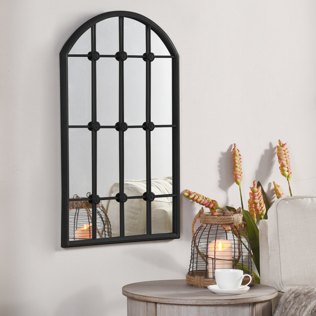 Terin Metal Flat Wall Mirror Ophelia & Co.