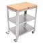 Cucina Culinarte Kitchen Cart with Maple Top