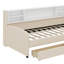 Lit plateforme simple tapissier avec tiroirs-359215002