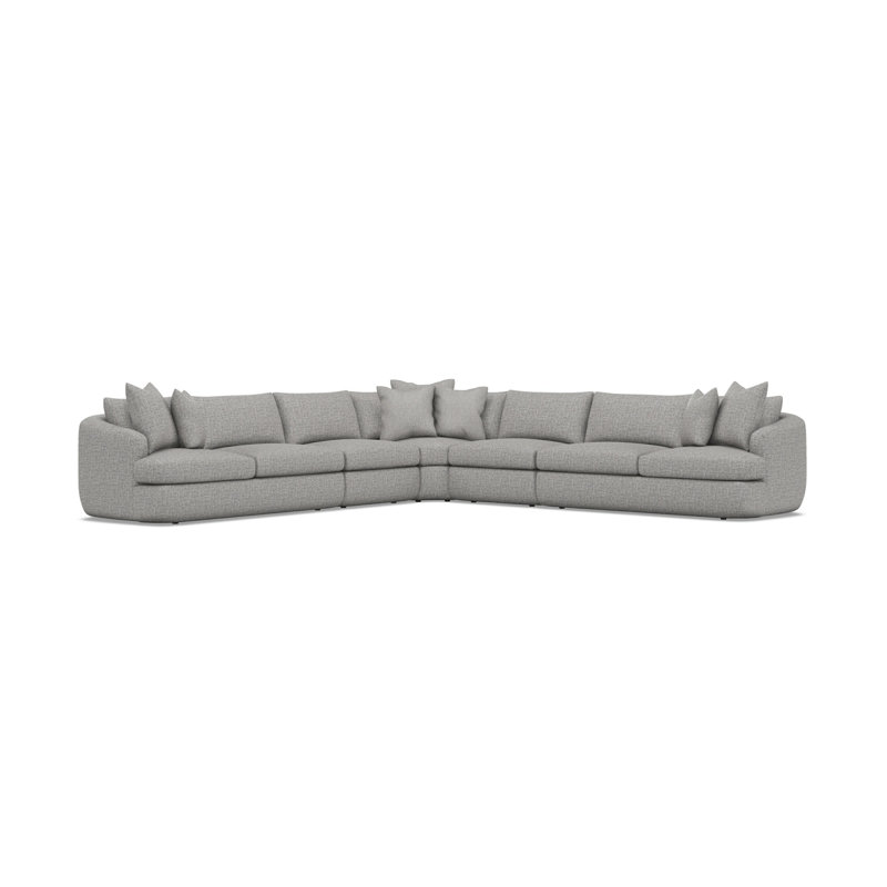 Jules Fabric 5 Pc Sectional, 1697-011