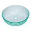 Eden Bath 16.5'' Lightly Frosted Tempered Glass Circular Bathroom Sink