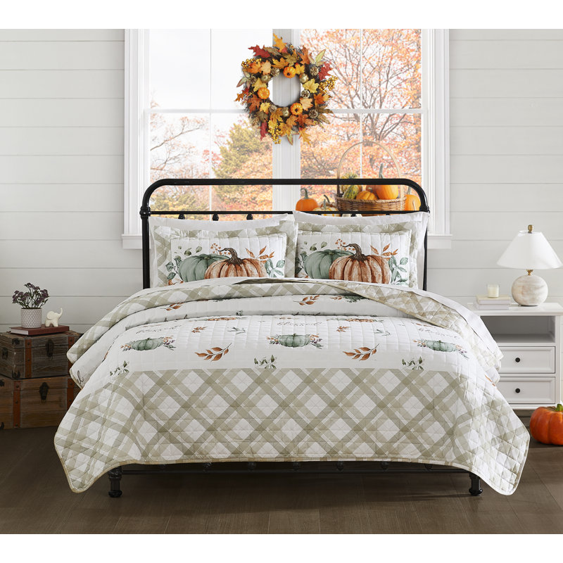 Avanti Grateful Patch Quilt Set, Queen Quilt + 2 Standard Shams