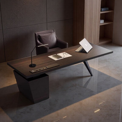 Bureau italien en bois massif italien minimaliste