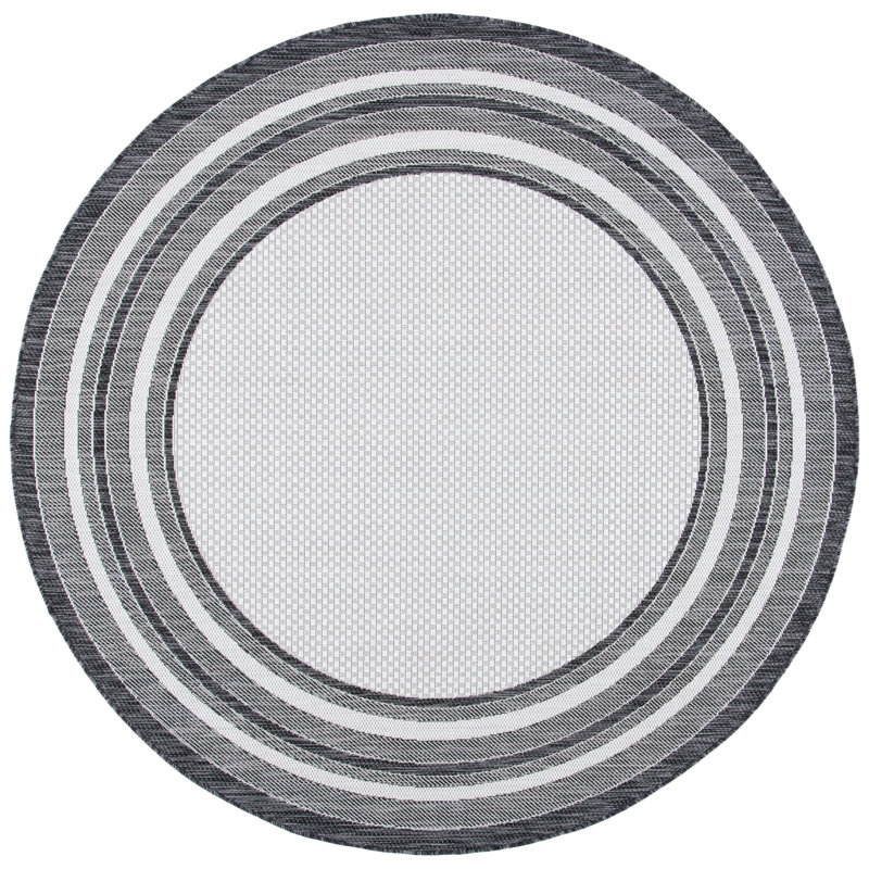 Tapis d'intérieur tissé à la machine Chancy, Rond 4 pi